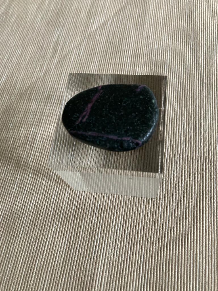 Black Tourmaline with Ruby