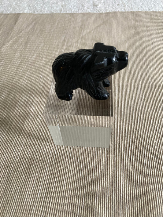 Black Tourmaline - Bear