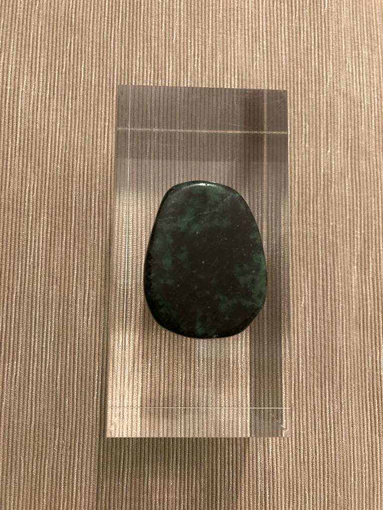 Zoisite & Black Tourmaline - Palm